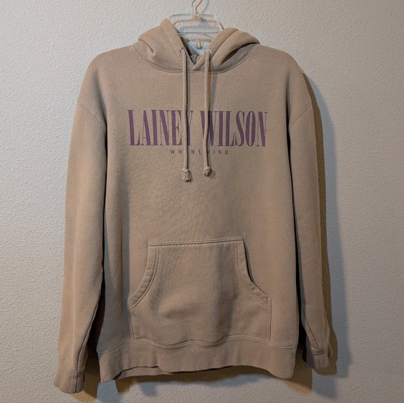 Lainey Wilson Tops - Lainey Wilson Whirlwind Size Medium Tan Graphic Hoodie